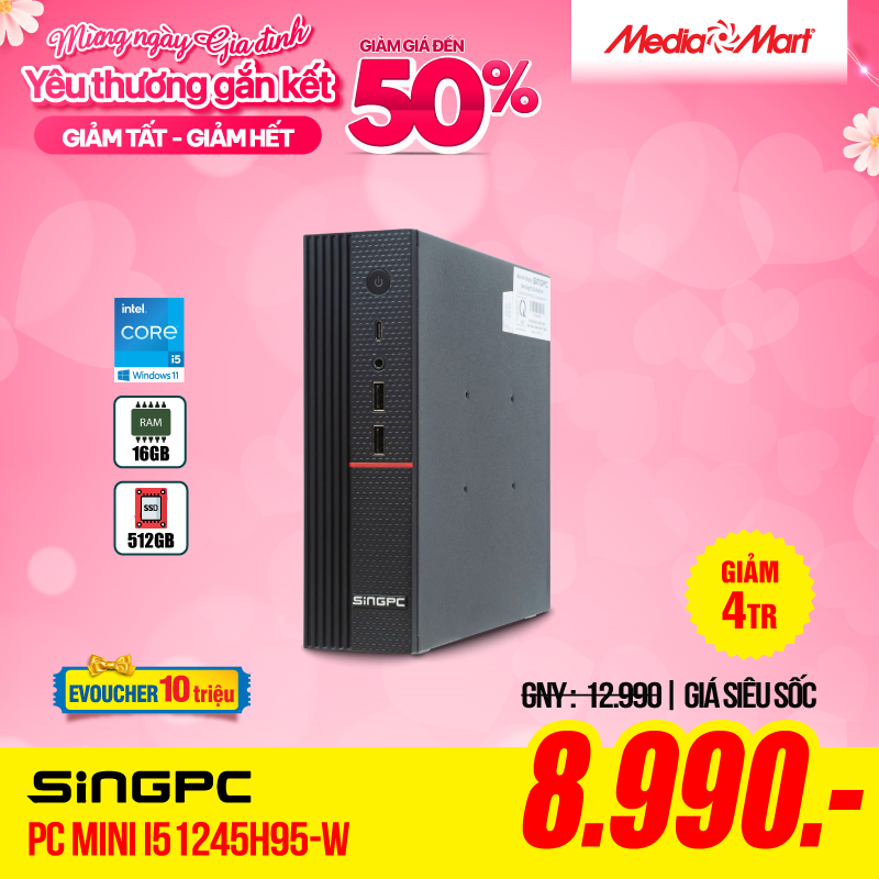 PC mini SingPC i51245H95-W