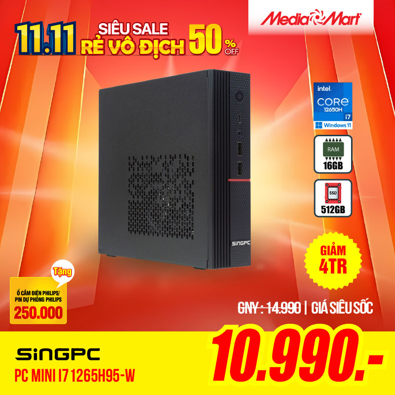 PC mini SingPC i71265H95-W
