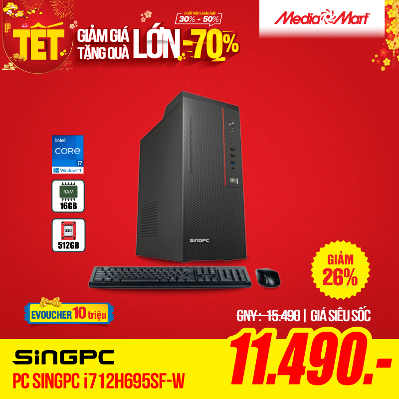 PC SingPC i712H695SF-W