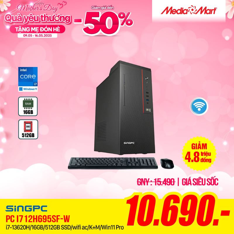 PC SingPC i712H695SF-W