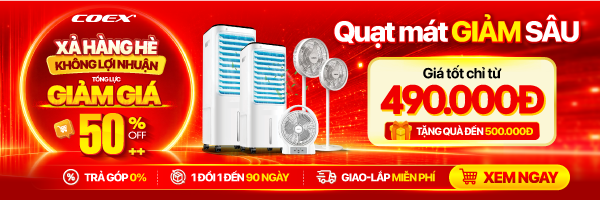 Quạt Coex Sale hè 2026