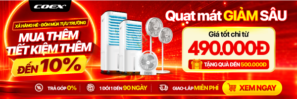 Quạt Coex Sale hè 2026