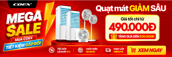 Quạt Coex Sale hè 2026