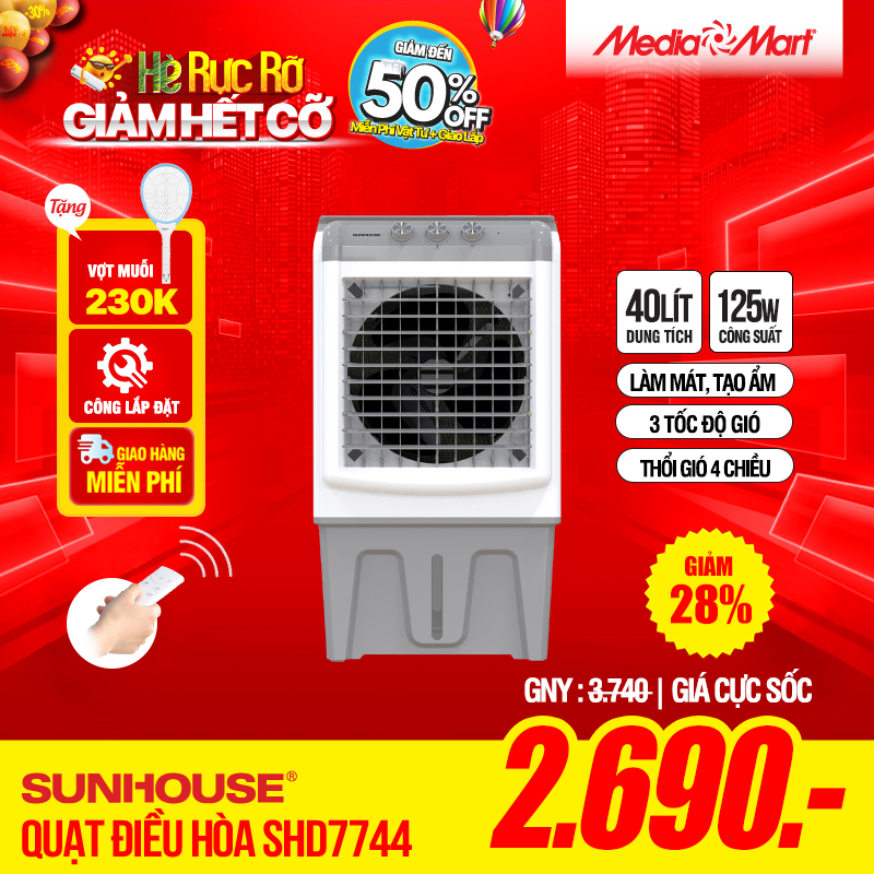 Quạt điều hòa cơ 40L Sunhouse SHD7744