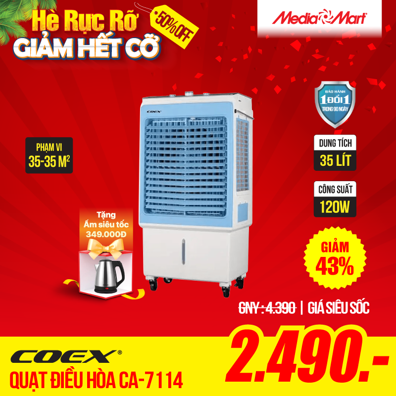 Quạt điều hòa Coex CA-7114