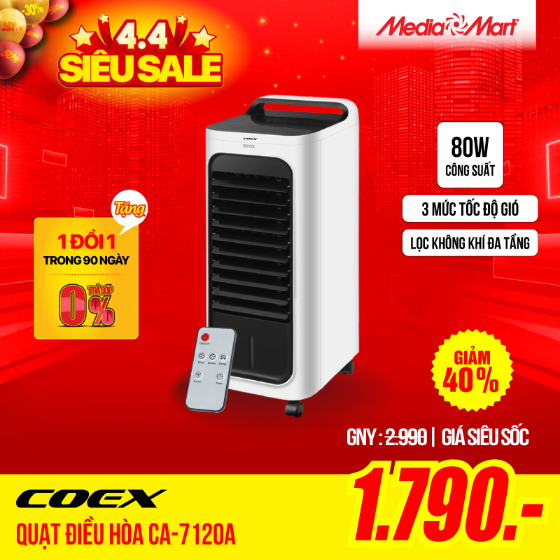Quạt điều hòa COEX Có điều khiển từ xa – CA-7120A