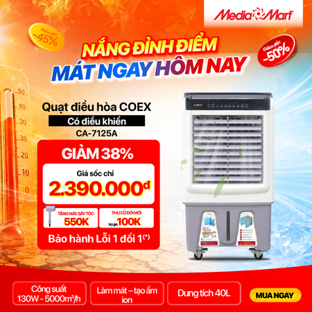 Quạt điều hòa COEX Có điều khiển từ xa – CA-7125A