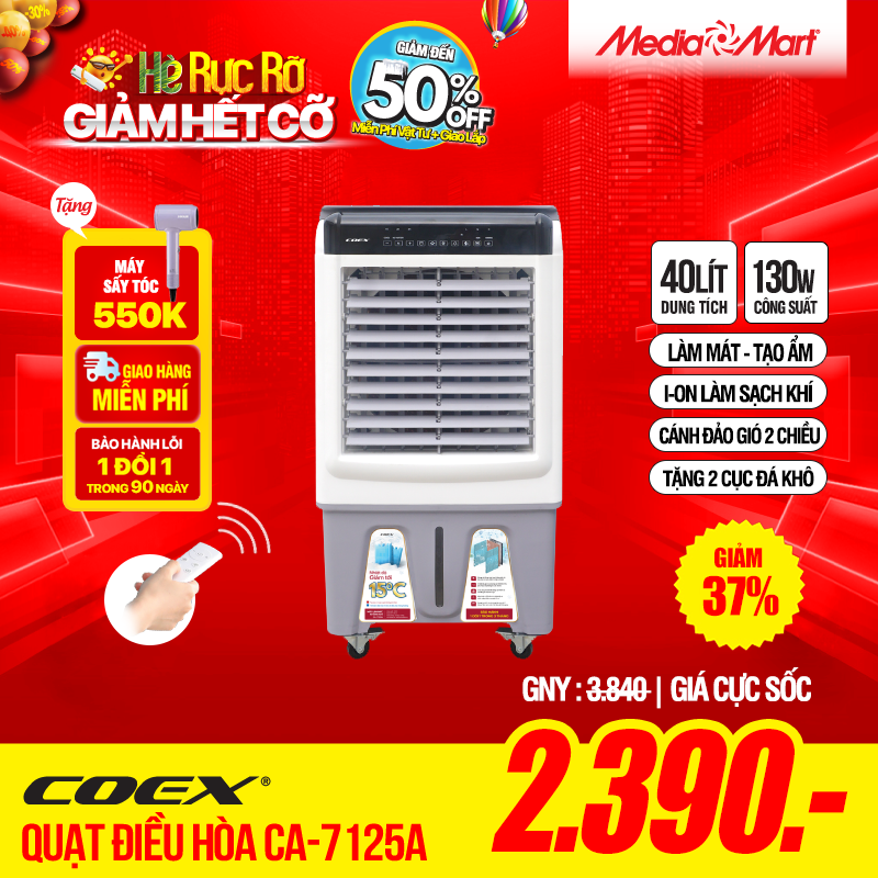 Quạt điều hòa COEX Có điều khiển từ xa – CA-7125A
