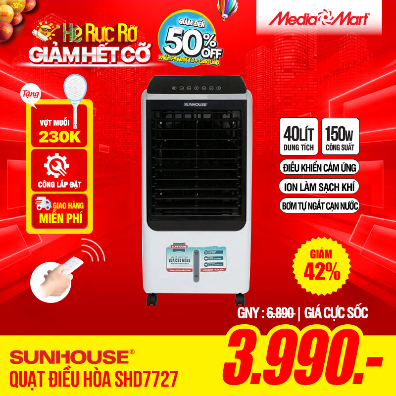 Quạt điều hòa Sunhouse SHD7727
