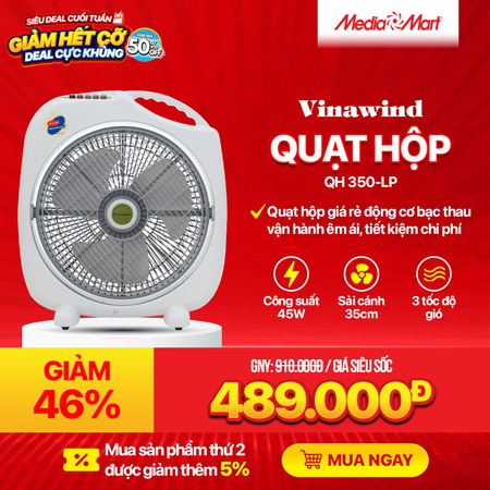 Quạt hộp Điện cơ thống nhất QH 350-LP