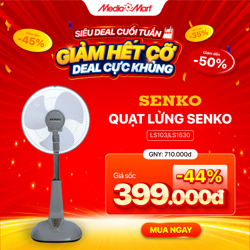 Quạt lửng Senko LS103/LS1630-ống sắt