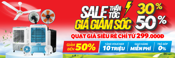 Quạt mát siêu rẻ giá chỉ từ 299.000Đ