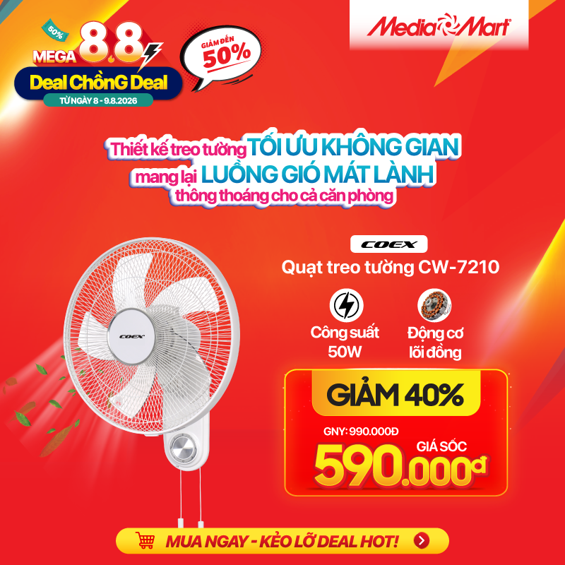 Quạt treo tường COEX – CW-7210