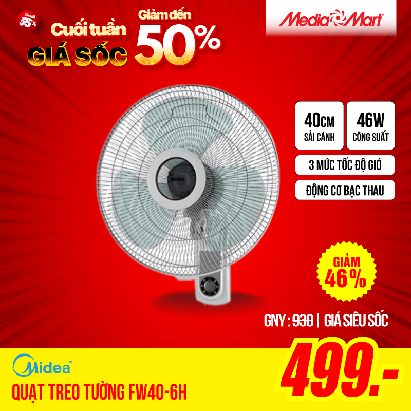 Quạt treo tường Midea FW40-6H