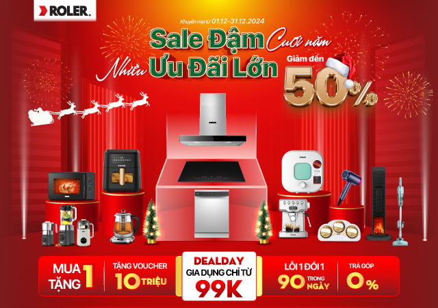 Roler Sale đậm cuối năm - Nhiều ưu đãi lớn -50% (Xem ngay)