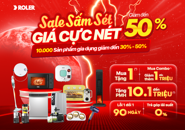 Roler Sale sấm sét - Giá cực nét (-50%) (Xem ngay)