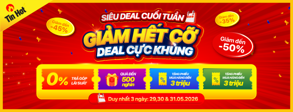 Sale cuối tuần Thứ 6, 7 & Chủ Nhật 15 - 17/5