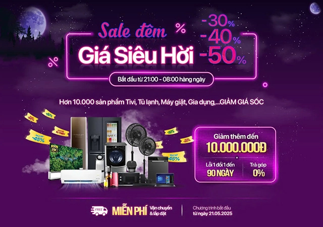 Sale Đêm - Giá Siêu Hời (-50%)