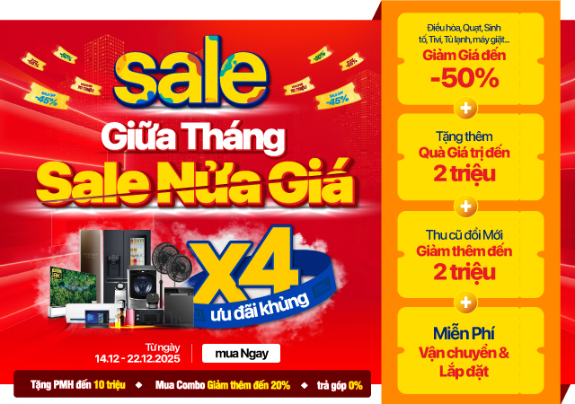 Sale giữa tháng 12