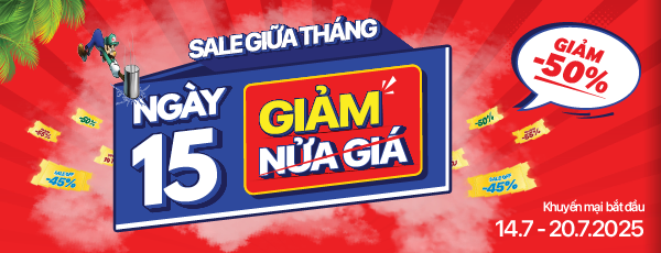 Sale giữa tháng 7. 2025