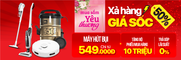 sale máy hút bụi