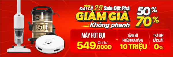 sale máy hút bụi