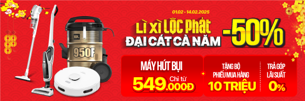 sale máy hút bụi