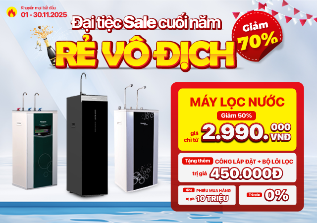 Sale máy lọc nước - Giá chỉ từ 2.690.000đ (Xem ngay)