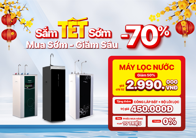 Sale máy lọc nước - Giá chỉ từ 2.690.000đ (Xem ngay)