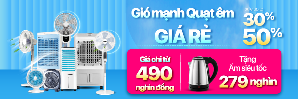 sale tết gió mạnh quạt êm