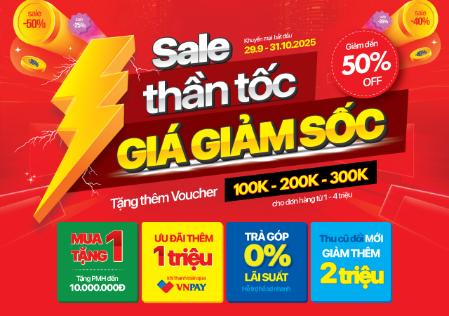 Sale Thần Tốc Giá Giảm Sốc (-50%)