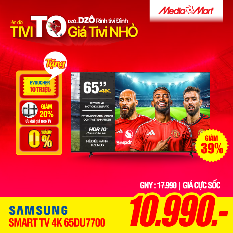Samsung 4K 65 inch 65DU7700