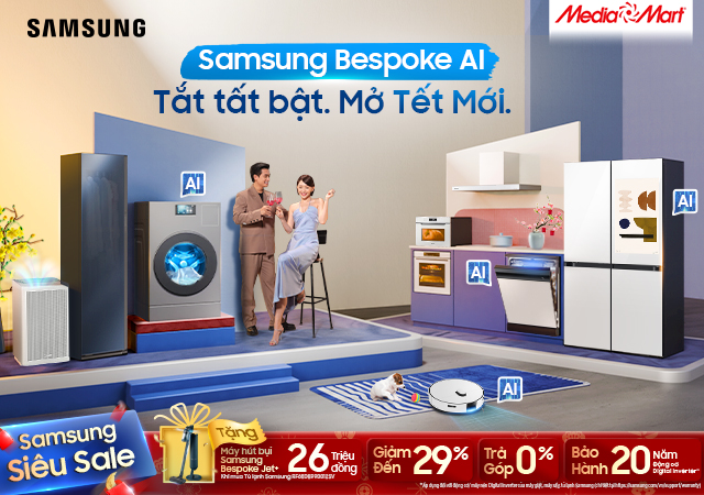 Samsung Bespoke AI - Tắt tất bật - Mở tết mới