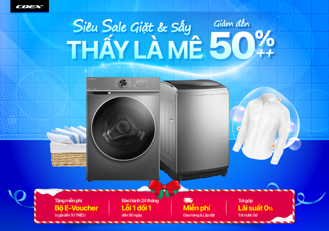 Siêu sale giặt sấy - Thấy là mê (Click ngay)