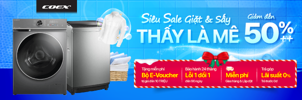 siêu sale giặt sấy