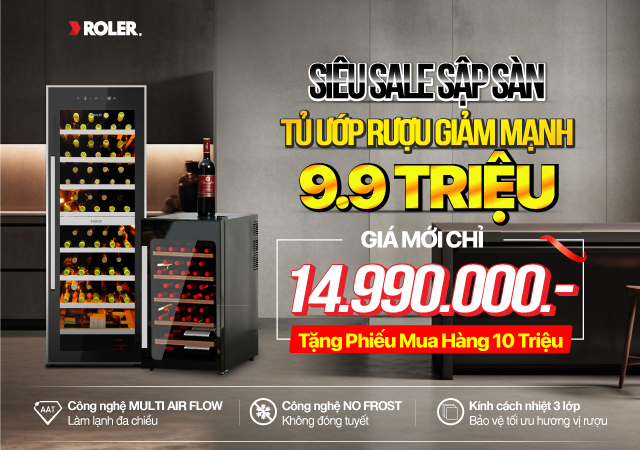 SIÊU SALE SẬP SÀN - Tủ ướp rượu giảm mạnh (Sale up to -50%++) (Click ngay)