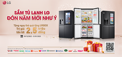 Sắm tủ lạnh LG - Đón năm mới như ý