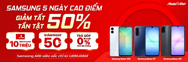 Smartphone Samsung 5 ngày cao điểm