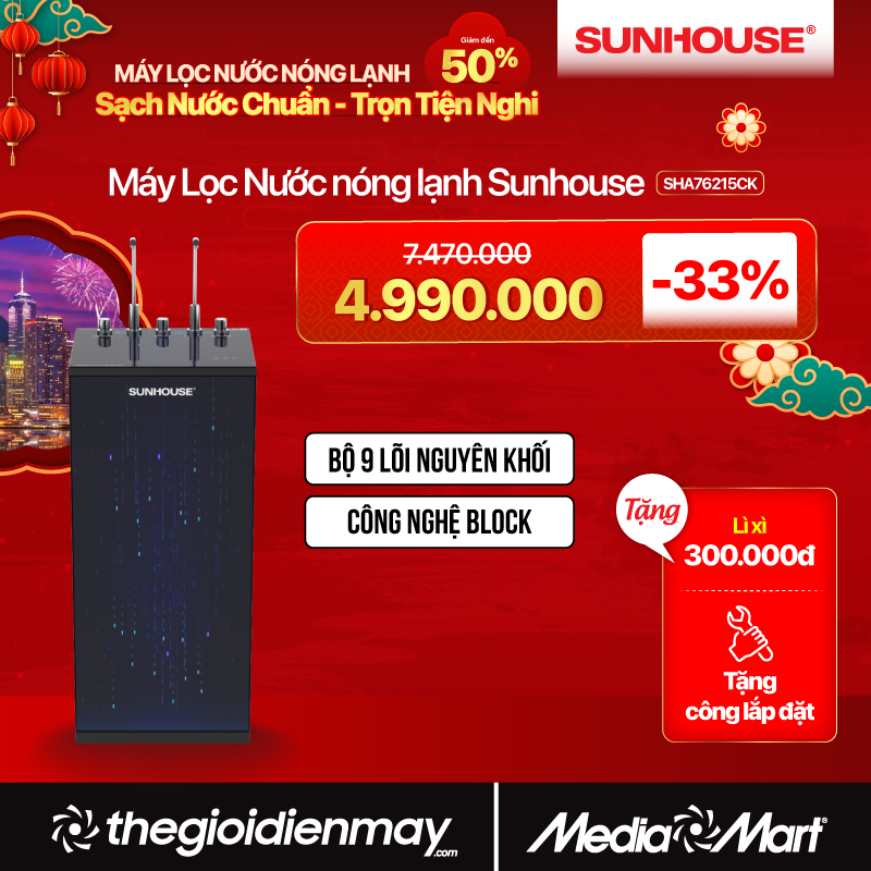 Sunhouse RO 9 cấp SHA76215CK