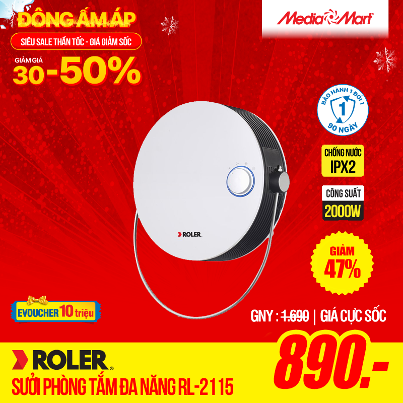 Sưởi phòng tắm đa năng Roler RL - 2115