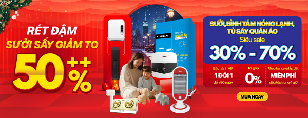 Sưởi sấy giảm to