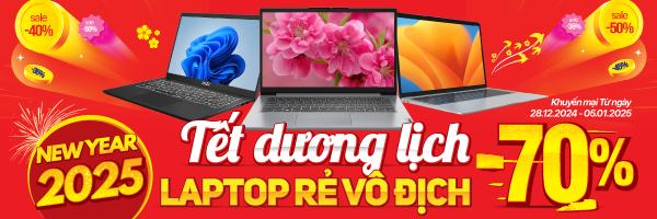 Tết Dương Sale Laptop