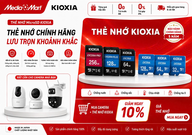 Thẻ nhớ Kioxia