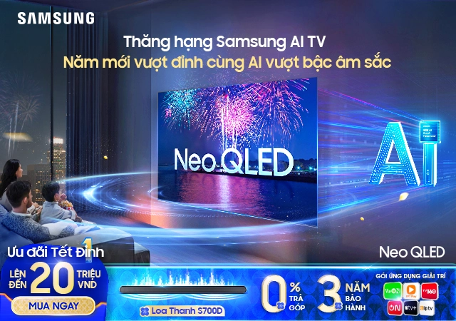 Tivi Samsung AI đỉnh cao Neo QLED (Xem thêm)