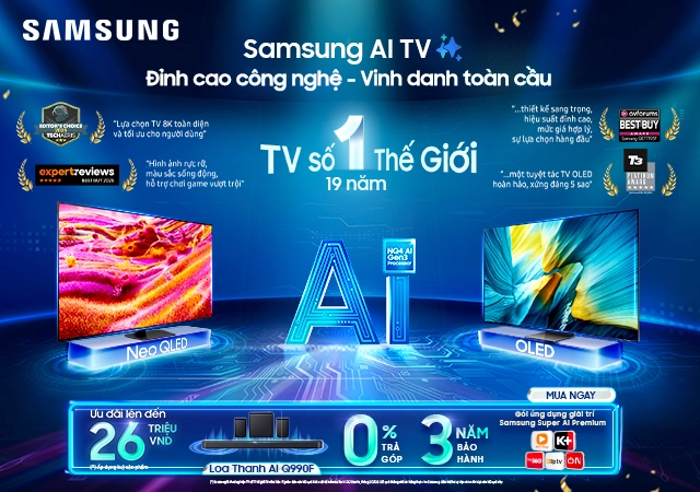 Tivi Samsung AI đỉnh cao Neo QLED (Xem thêm)