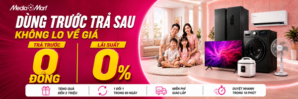 Trả góp 0đ, 0%