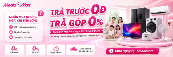 Trả góp 0đ, 0%
