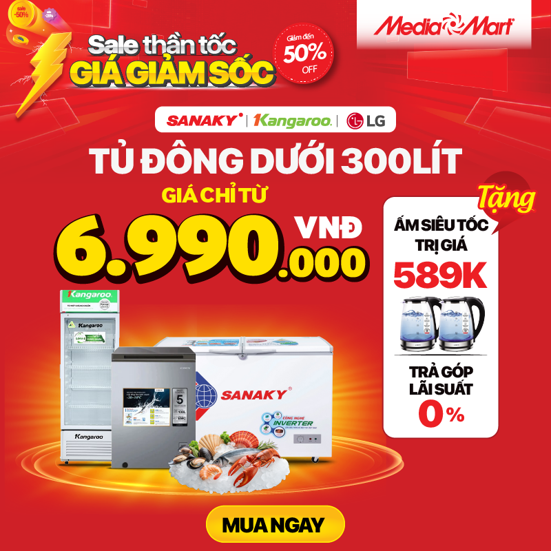 tủ đông ctkm t10 2/10-31/10/2025