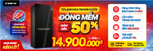 TỦ LẠNH 4 CỬA ĐÔNG MỀM