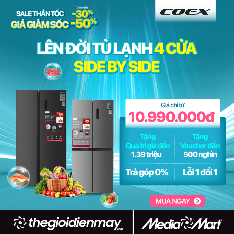 tủ lạnh coex